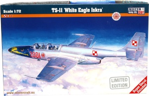 model do sklejania samolot TS-11 White Eagle Iskra Bis D 1:72