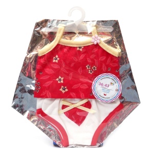 body czerwone dla lalki 36-43cm