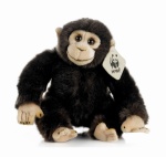 pluszowa małpka szympans 23cm  - WWF Plush