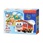 Puzzle Straż Pożarna - Gaszenie Pożaru