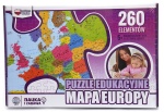 puzzle Edukacyjne - Mapa Europy 260 elementów