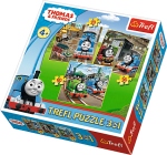 Trefl puzzle 3w1 Tomek i Przyjaciele  20 36 i 50 elementów 34821
