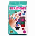 Pierścionki do wyklejania kolorowymi brylancikami