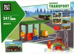 Klocki Blocki Transport Autobus z przystankiem 341 elementów