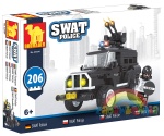 DROMADER 23504 klocki POLICJA SWAT samochód sił specjalnych 206 elementów