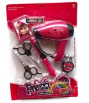 Mini Salon Fryzjerski - suszarka i lokówka na baterie