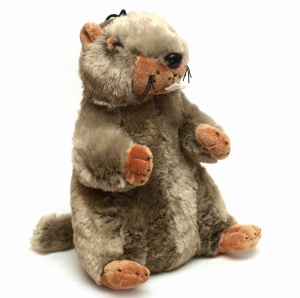 maskotka świstak z dźwiękami 24cm