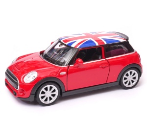 New Mini Hatch Wielka Brytania 1:34 - 1:39 model WELLY