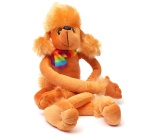 piesek pudelek długołapy - zwariowana maskotka 55cm