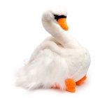 maskotka pluszowy wielki łabędź  50cm