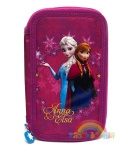 dwustronny piórnik z wyposażeniem Kraina Lodu - Frozen   Majewski