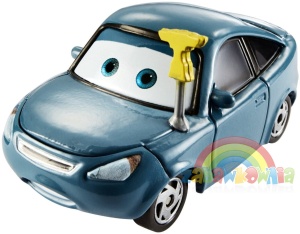 Auta - samochodzik metalowy Mattel Marty Szaraczek