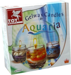 Ozdobne świeczki w żelu