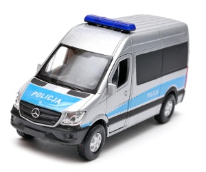 Mercedes-Benz Sprinter policja 1:34-39 model WELLY