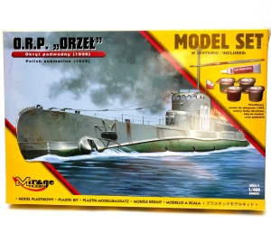 model do sklejania okręt podwodny O.R.P ORZEŁ 1:400