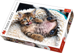 Trefl puzzle 1000 elementów Wesoły Kotek 10448
