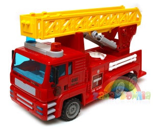 Wielki wóz strażacki zdalnie sterowany + akumulatorki i ładowarka