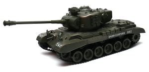ogromny zdalnie sterowany czołg M-26 Pershing strzelający kulkami ASG 1:18
