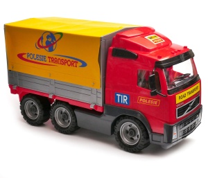 Volvo ciężarówka z plandeką 43cm