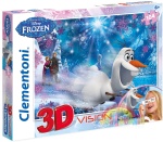 Clementoni puzzle 104 elementy 3D Vision Kraina Lodu - Frozen