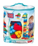 Mega Bloks First Buliders Worek 80 klocków - blue