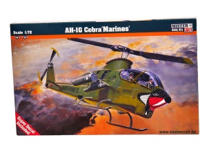 model do sklejania helikopter AH1G Cobra Marines 1:72