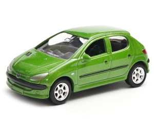 Peugeot 206 1:60 model WELLY