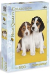 puzzle 500 Clementoni Pieski Spaniele 30356
