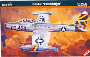model do sklejania samolot Republic  F-84G Thunderjet 1:72