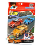 3D puzzle piankowe - 3 auta wyścigowe