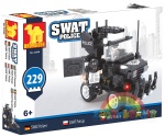 DROMADER 23506 klocki POLICJA SWAT samochód sił specjalnych 229 elementów