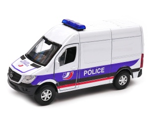 Mercedes-Benz Sprinter Police Nationale 1:34-39 model WELLY