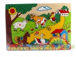 00160 Układanka drewniana - Zwierzęta z farmy