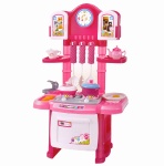 kuchnia z wyposażeniem dla małej gosposi światło - dźwięk