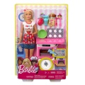 Barbie Domowe wypieki Zestaw do zabawy + Lalka-507130