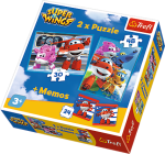 Trefl puzzle 2w1 + Memos - Super Wings