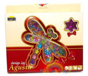 Zestaw koraliki do nawlekania Agusia - ważka