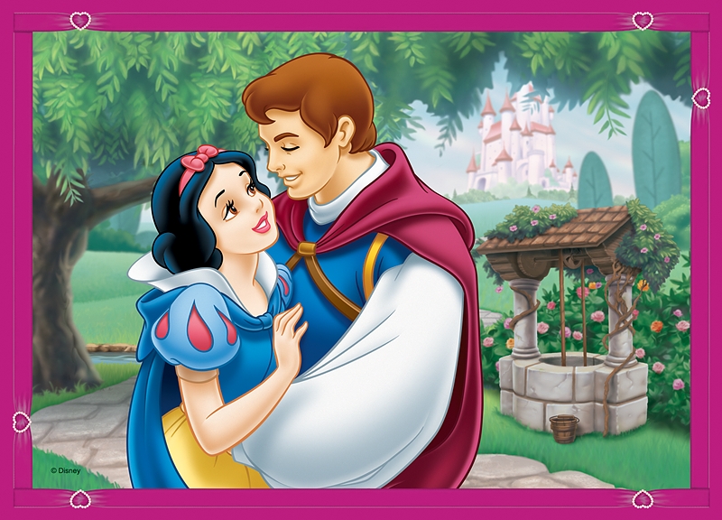 Piękna i Bestia - puzzle 4w1